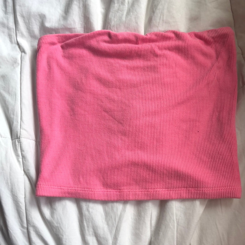 Pink tube top